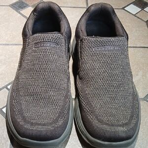 Skechers Men's Dark Brown Slip-On Loafers